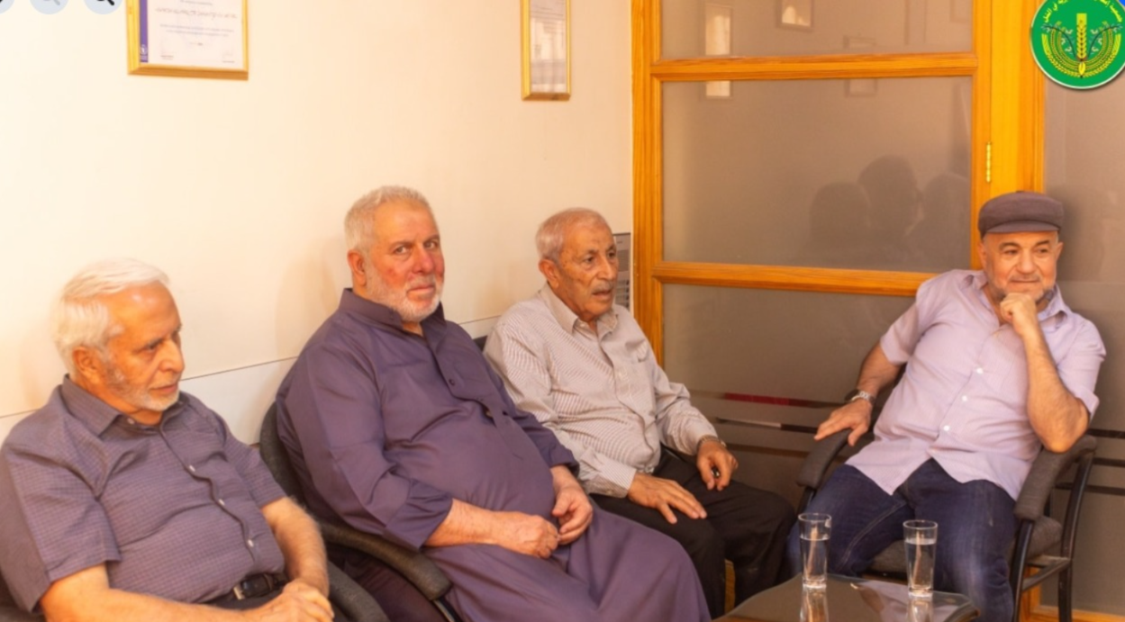 استقبال نخبة من رجالات مدينتنا الكرام